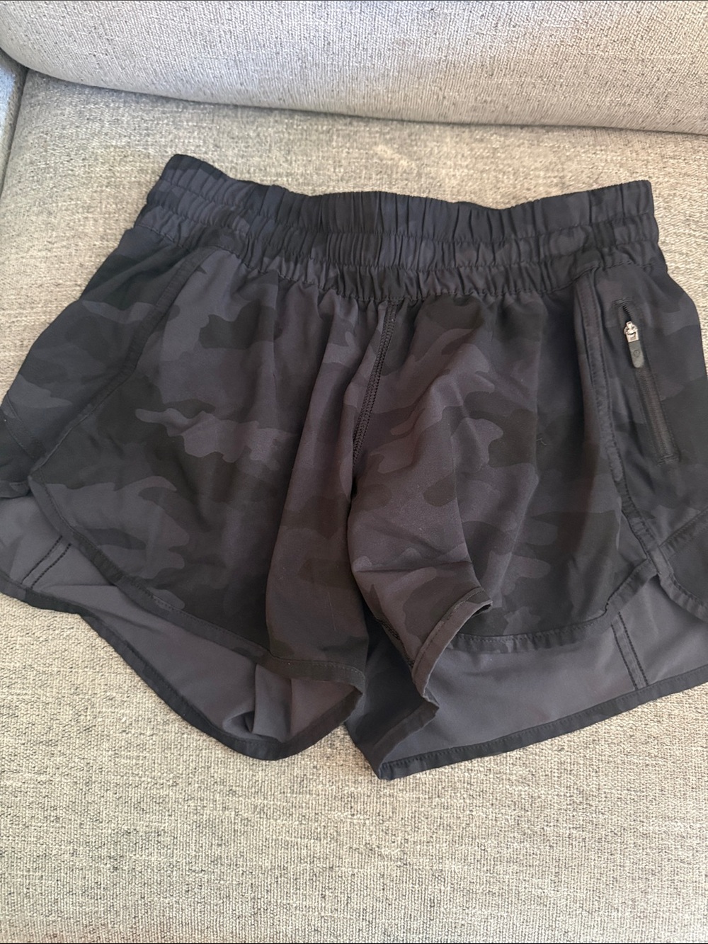 lululemon athletica Black Camo Athletic Shorts
